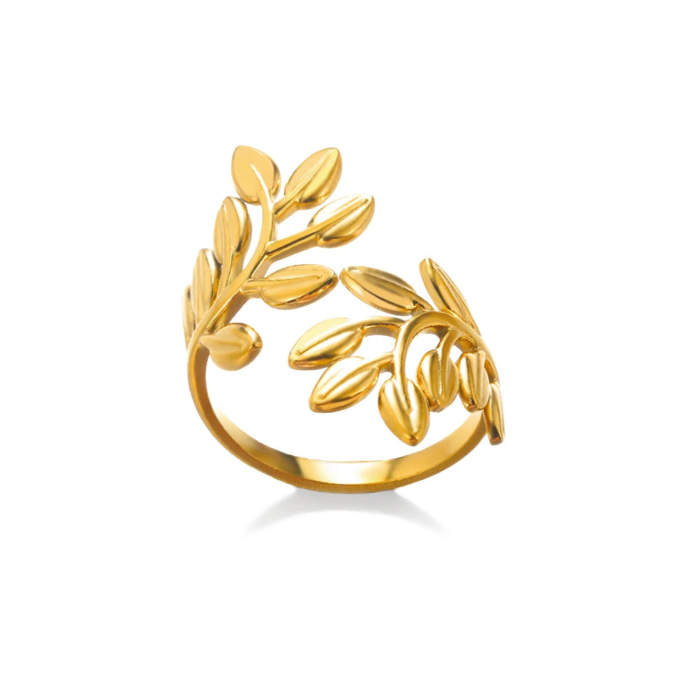 Women’s Jewelry 316L Stainless Steel Ring | Luxury | Gold Tone | Unisex
