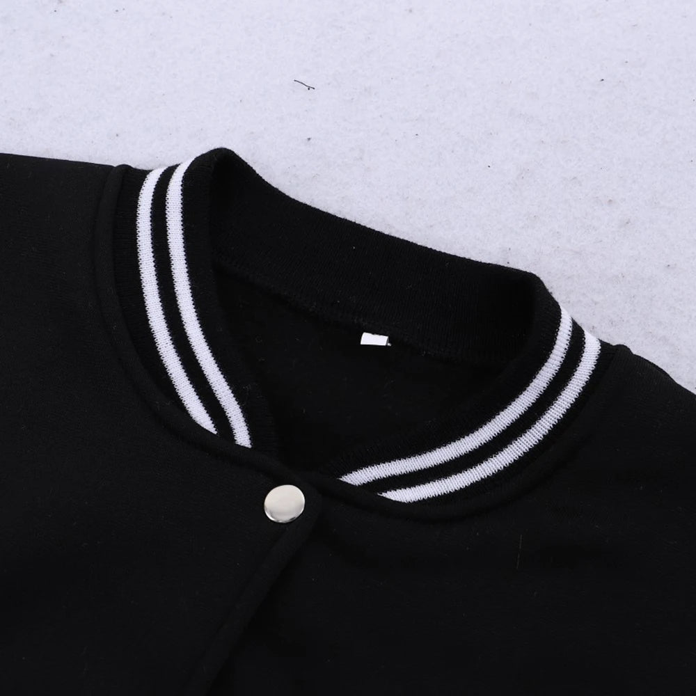 Women’s Printed Baseball Outerwear Jacket
