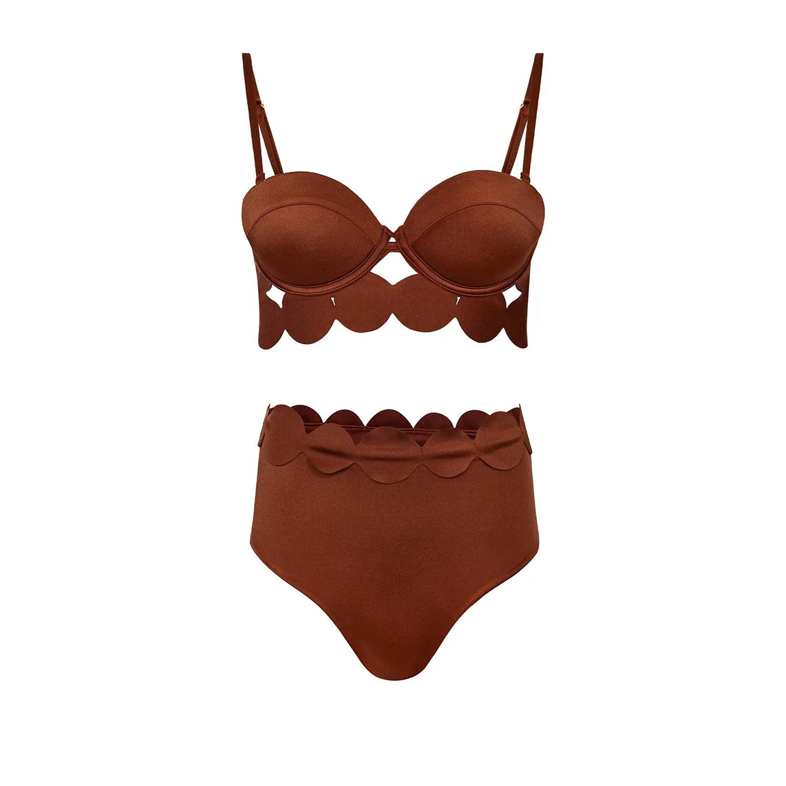 Women’s Laser Cut Swimwear Push Up Bikini