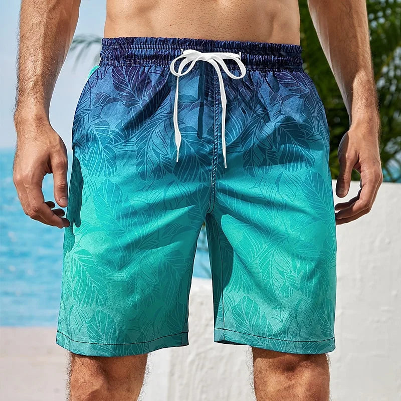 Men’s Beach Swimwear – Colorful Gradient Board Swimwear