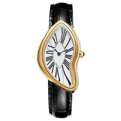 Women’s Irregular Case Quartz Watch | Y2K | Melt Twist | Unisex