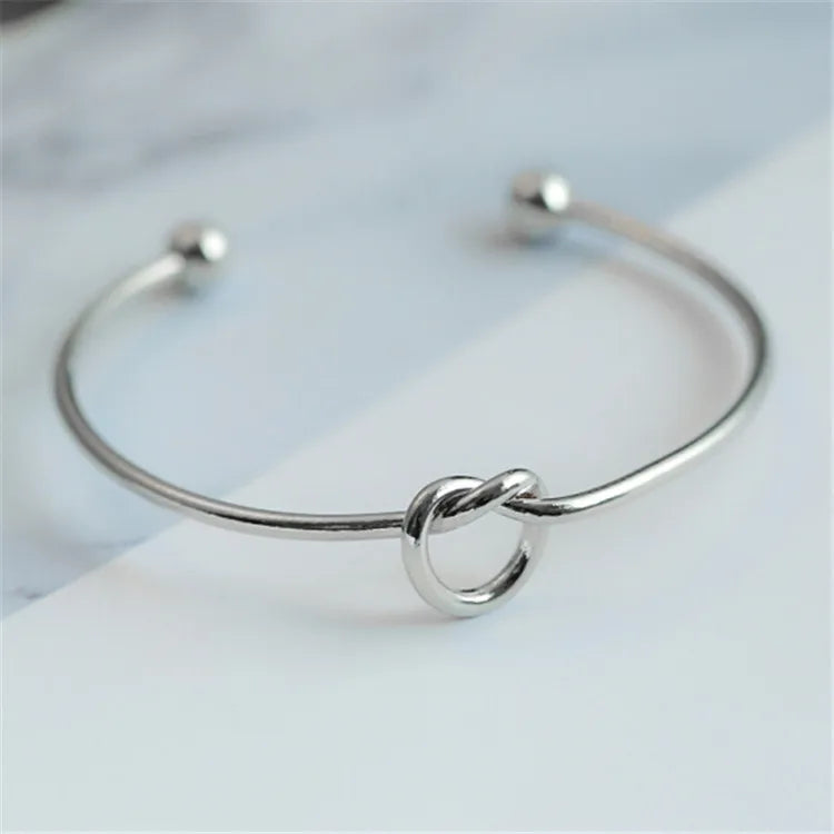 Women’s Jewelry Woven Twist Bangle Bracelet | Vintage | Goth | Streetwear