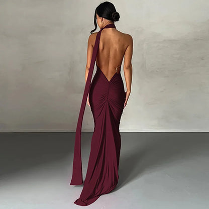 Women’s Elegant Maxi Dress – Sleeveless Summer Party & Evening Dress