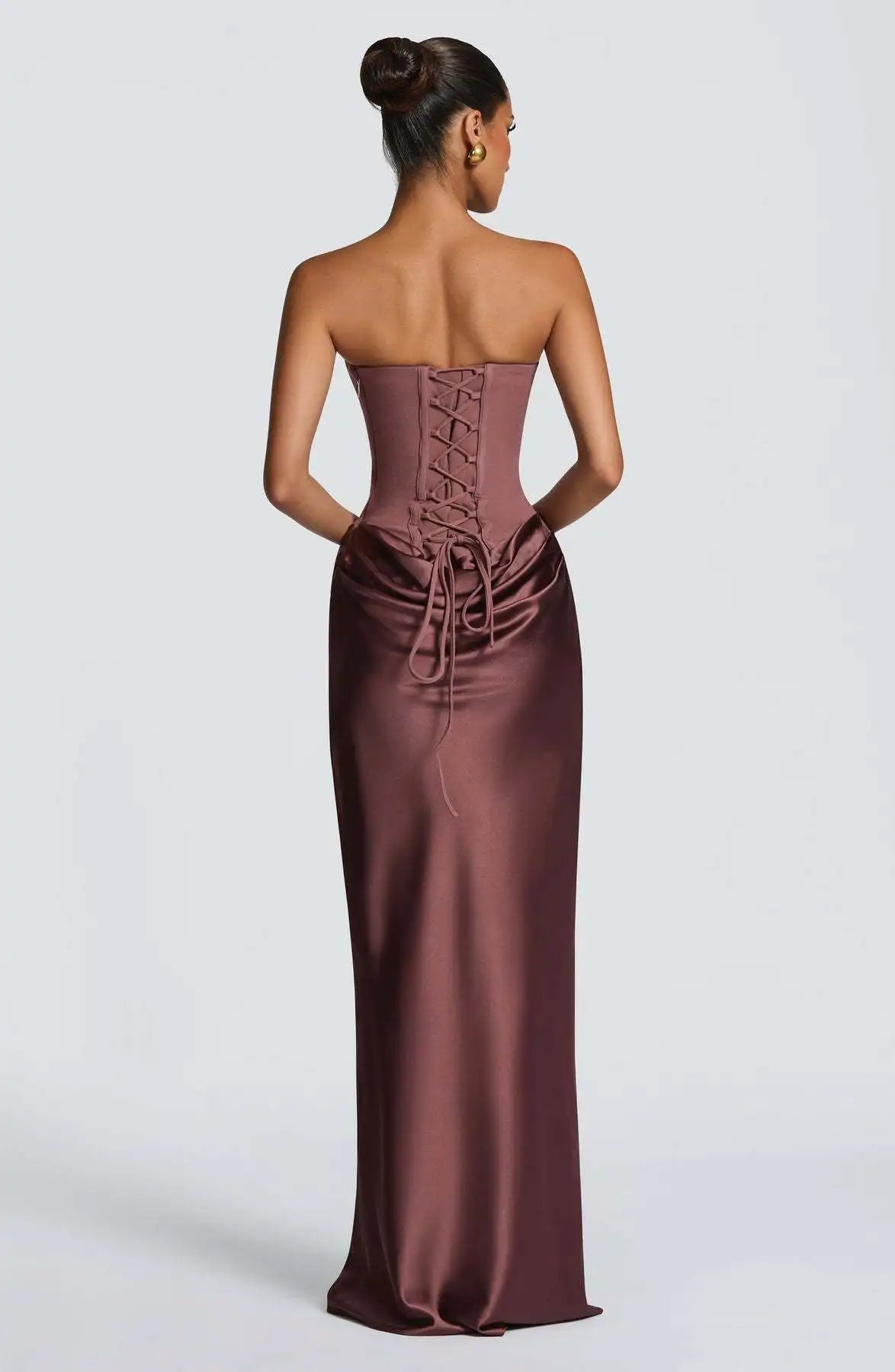 Women’s Maxi Dress | Strapless | Satin | Elegant