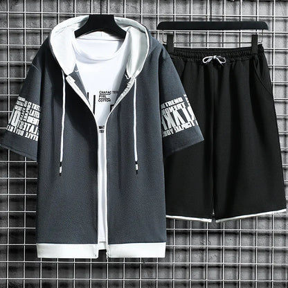 Men’s Casual Tracksuit Set / 2-Piece Sportswear