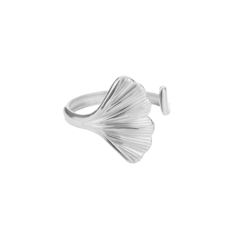Women’s Jewelry Shell Star Open Ring | Trendy | Gold Tone
