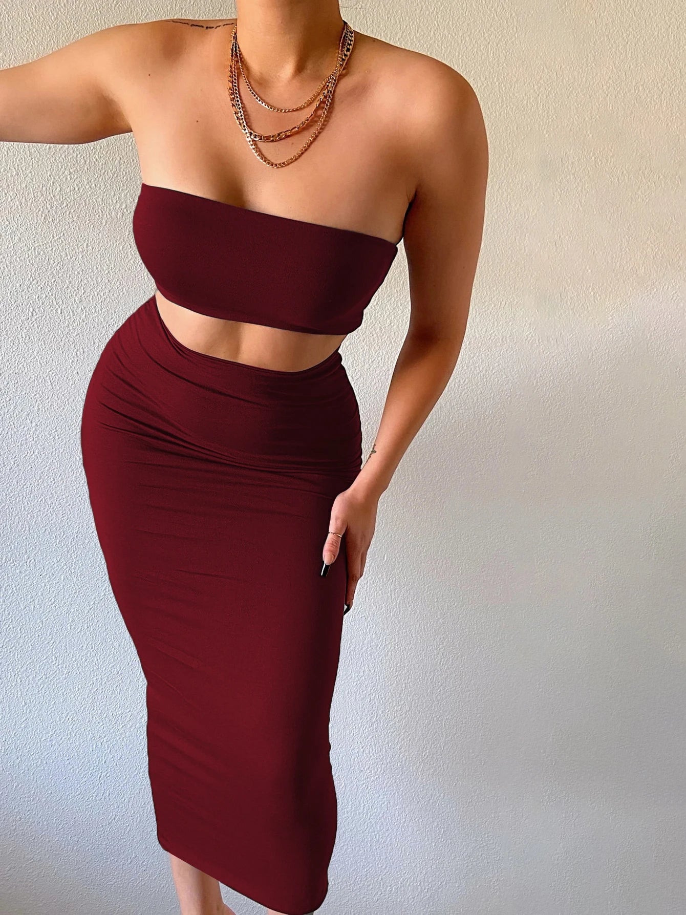 Women’s 5clr Set – Elegant 2-Piece Outfit for Summer Party