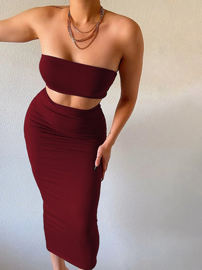 Women’s 5clr Set – Elegant 2-Piece Outfit for Summer Party