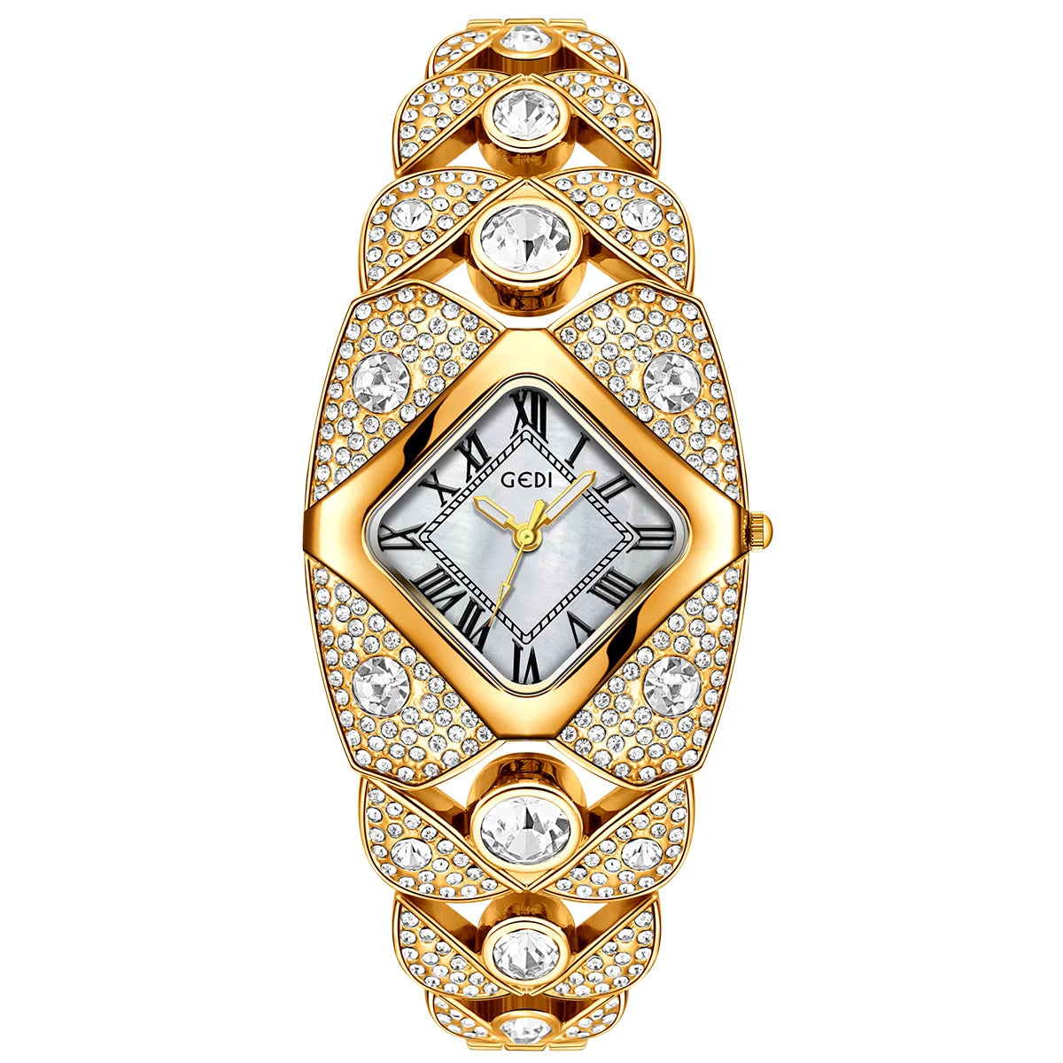 Women’s Diamond Inlaid Quartz Watch | Light Luxury | Waterproof | Gift
