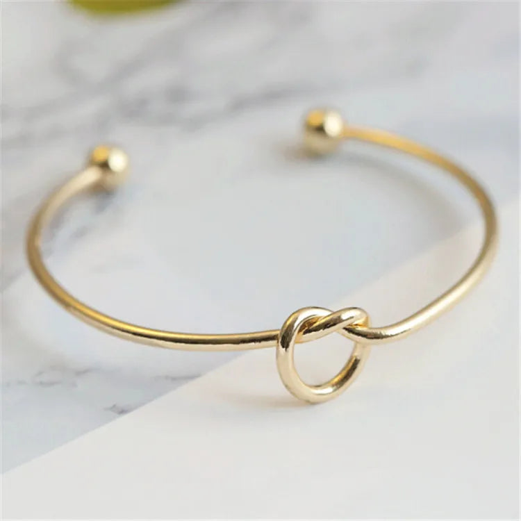 Women’s Jewelry Woven Twist Bangle Bracelet | Vintage | Goth | Streetwear