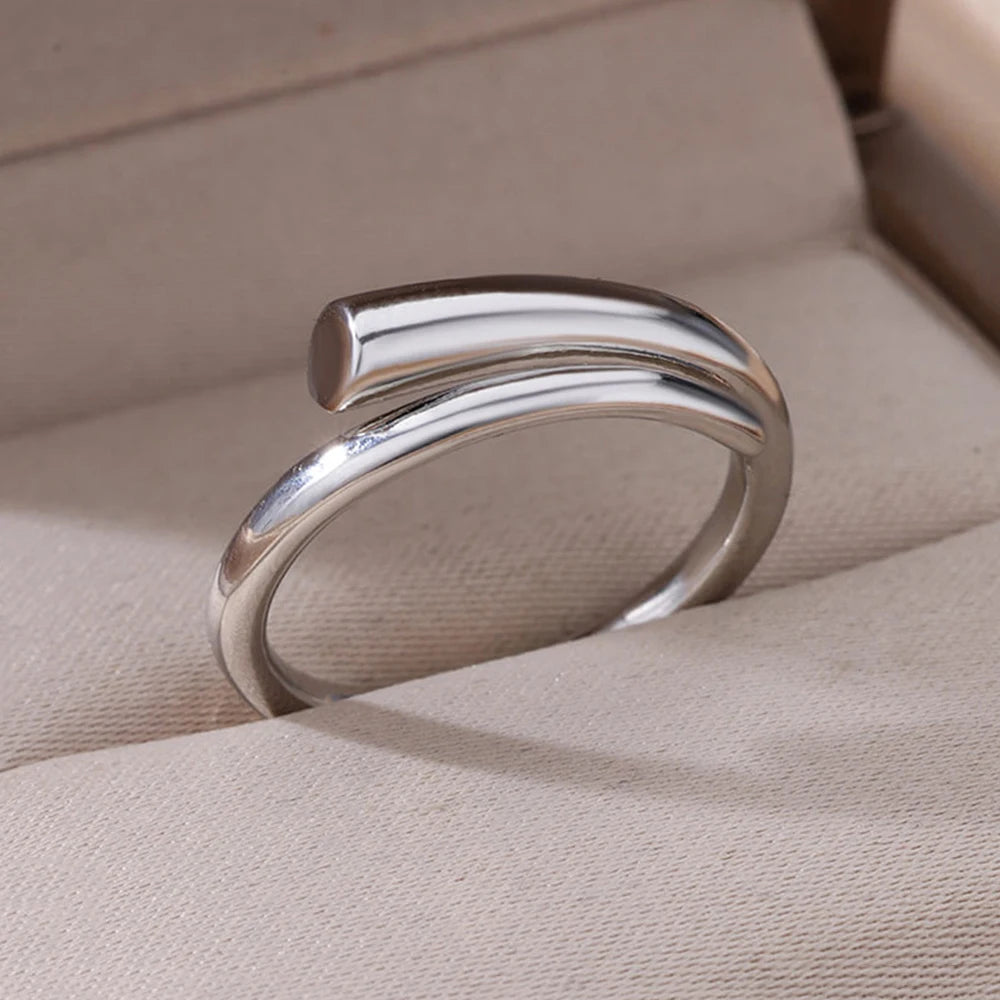 Women’s Jewelry Wide Open Ring | Statement | Gold Tone | Unisex