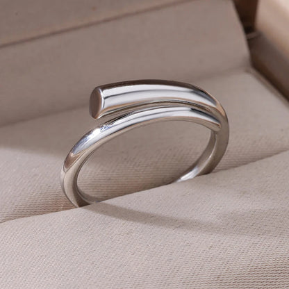 Women’s Jewelry Wide Open Ring | Statement | Gold Tone | Unisex