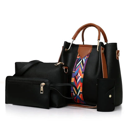 Women’s Tote Bag | Large Capacity | Fashion | Four Piece Set