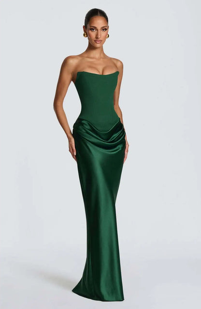 Women’s Maxi Dress | Strapless | Satin | Elegant