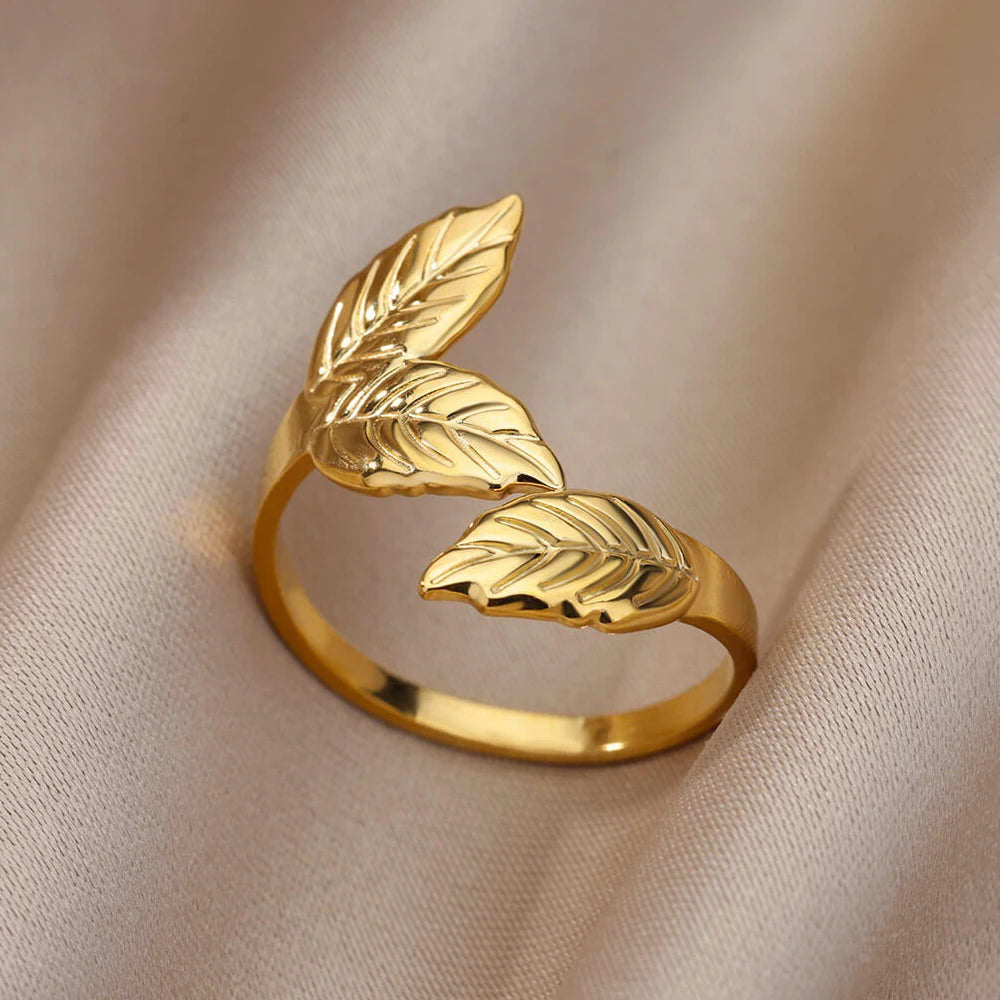 Women’s Jewelry Wide Open Ring | Statement | Gold Tone | Unisex