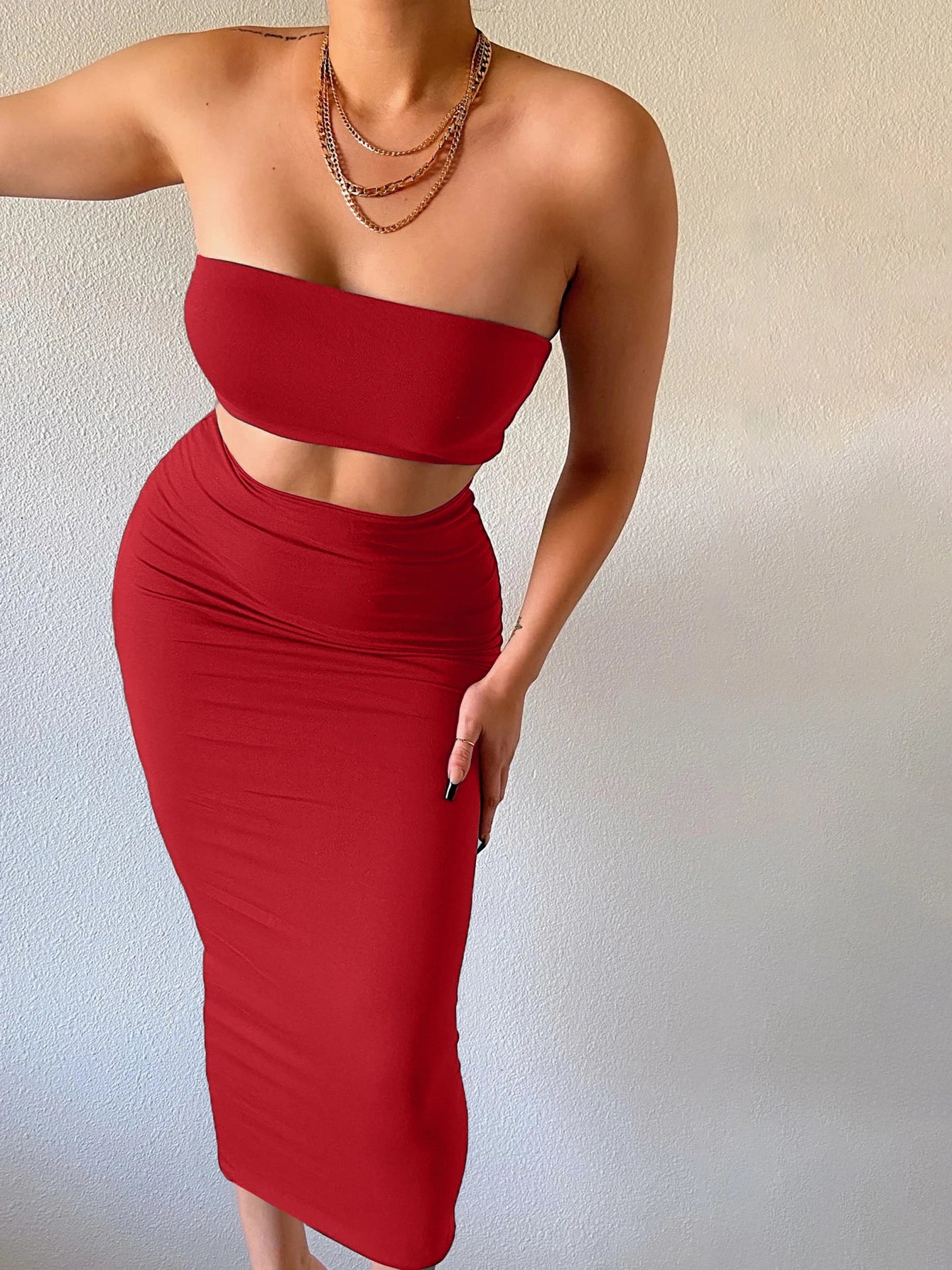 Women’s 5clr Set – Elegant 2-Piece Outfit for Summer Party