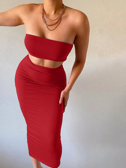Women’s 5clr Set – Elegant 2-Piece Outfit for Summer Party