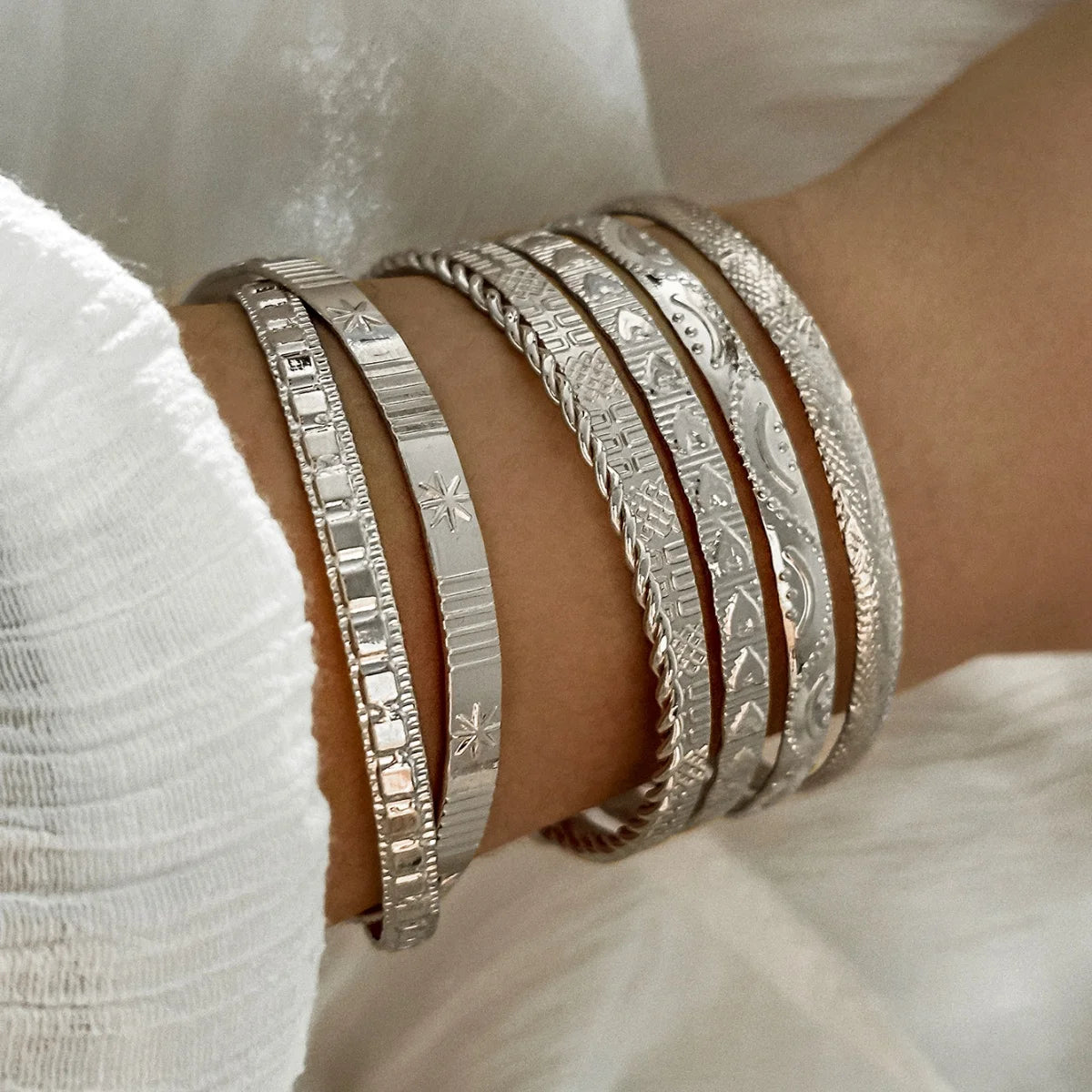 Women’s Jewelry Punk Bracelet Bangle | Hip Hop | Gold Tone | Statement