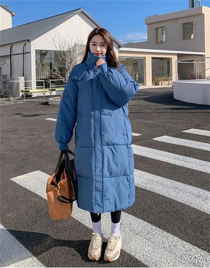 Women’s Long Puffer Jacket Outerwear | Winter | Hooded | Parka