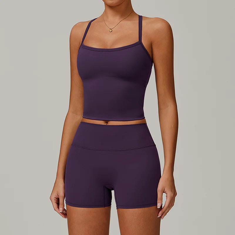 Women’s 2PCS Gym Yoga Set – Sportswear Casual Set