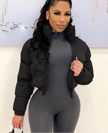 Women’s Puffer Jacket Outerwear | Winter | Cropped