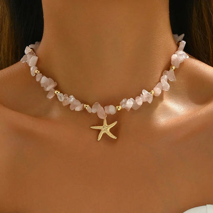 Women’s Jewelry Seashell Beaded Choker Necklace | Ocean Inspired | Holiday | Daily