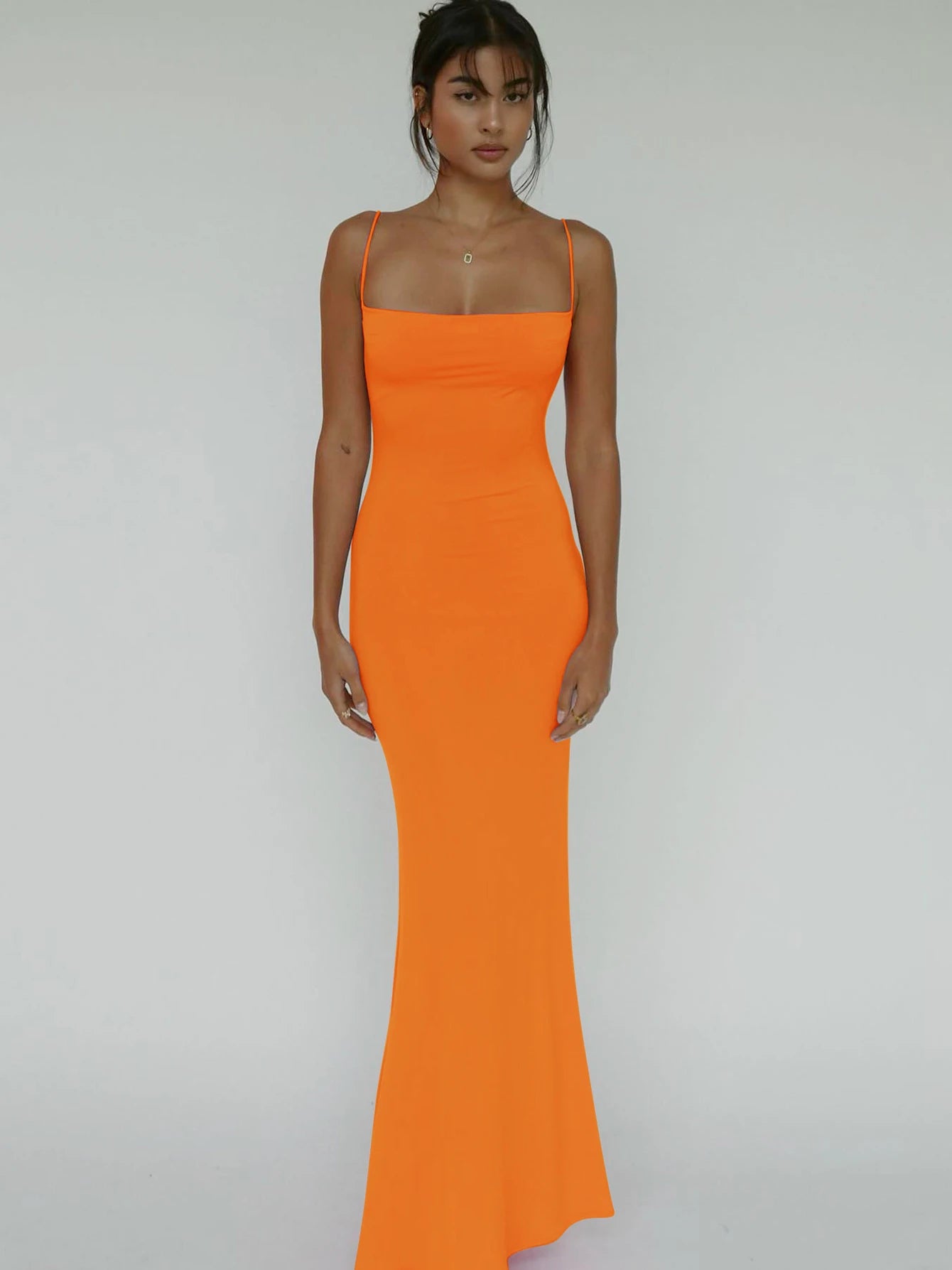 Women’s Sleeveless Backless Maxi Dress – Elegant Solid Y2K Spring Prom & Party Dress