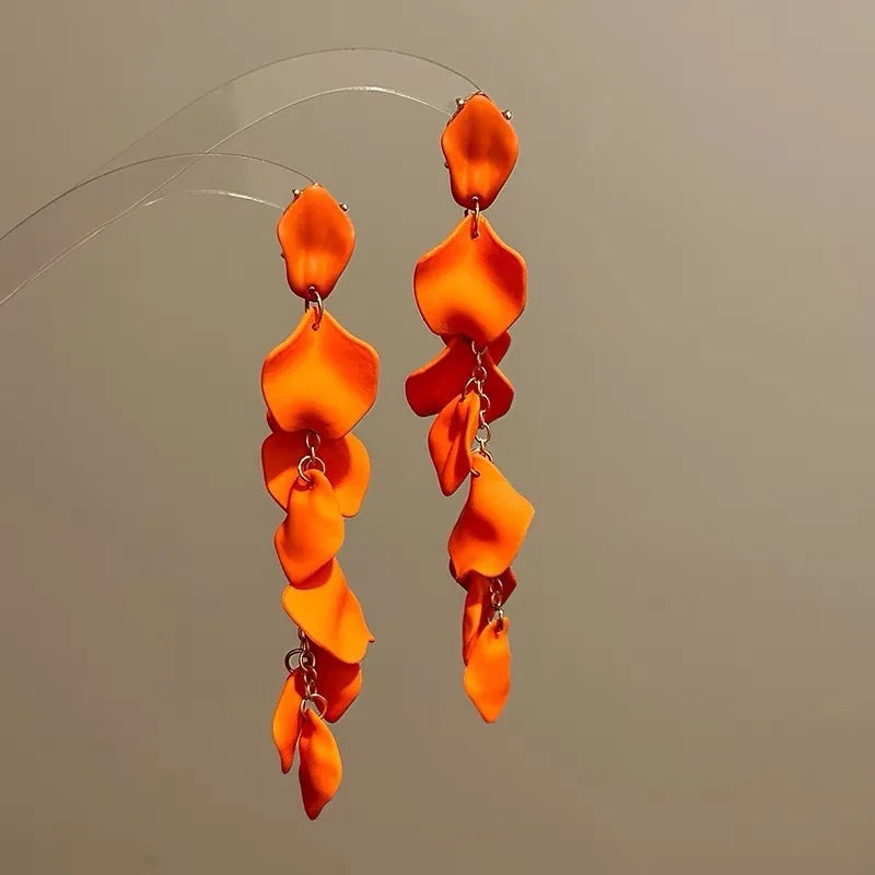 Women’s Jewelry Colorful Flower Drop Earrings | Boho | Y2K | Party