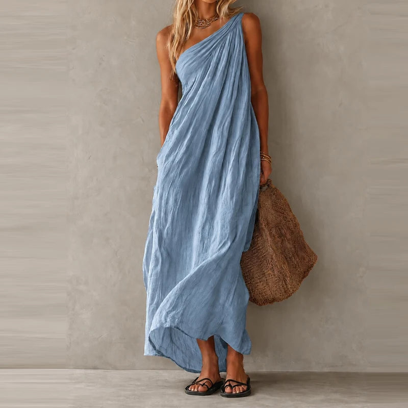 Women’s Maxi Dress | Asymmetrical | Off Shoulder | Beach