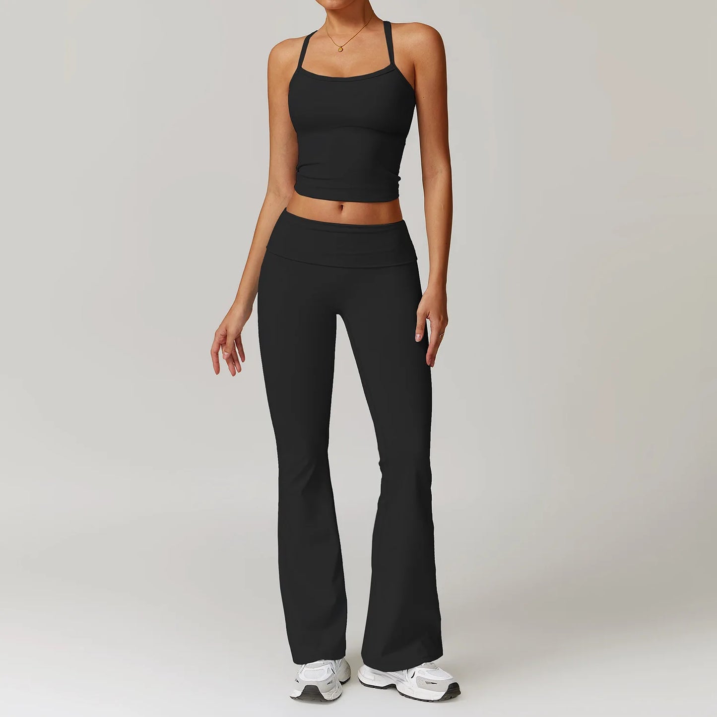 Women’s 2PCS Gym Yoga Set – Sportswear Casual Set