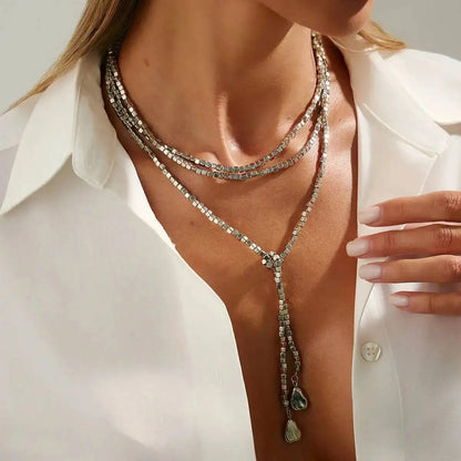 Women’s Jewelry Boho Beaded Y Necklace | Creative | Clavicle Chain | Hip Hop