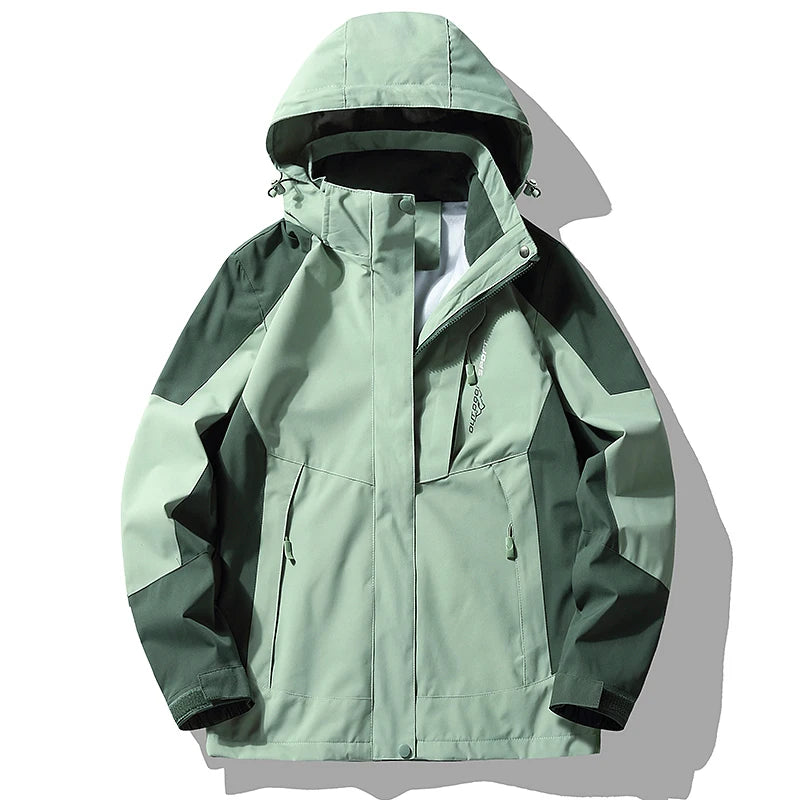 Unisex Windbreaker Jacket – Waterproof & Windproof Outdoor Hiking Outerwear
