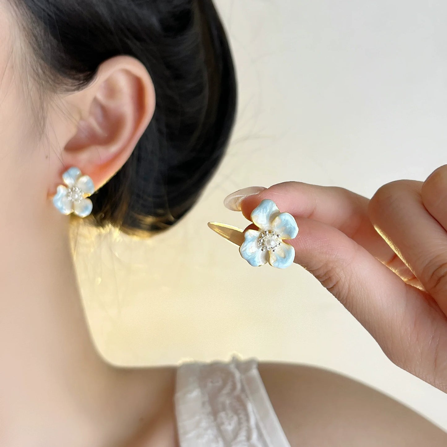 Women’s Jewelry Bow Knot Earrings Clip | Sweet | Ballet Style | Ribbon