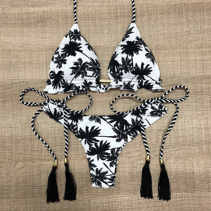 Women’s Leopard Swimwear Push Up Bikini