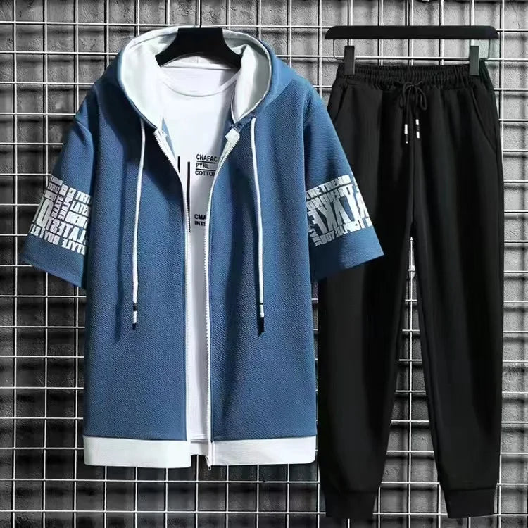 Men’s Casual Tracksuit Set / 2-Piece Sportswear