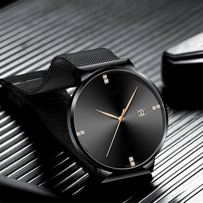 Men’s Luxury Watch – Stainless Steel Business & Casual Wristwatch SBB