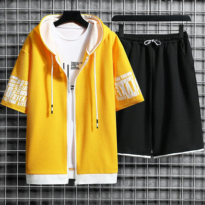 Men’s Casual Tracksuit Set / 2-Piece Sportswear