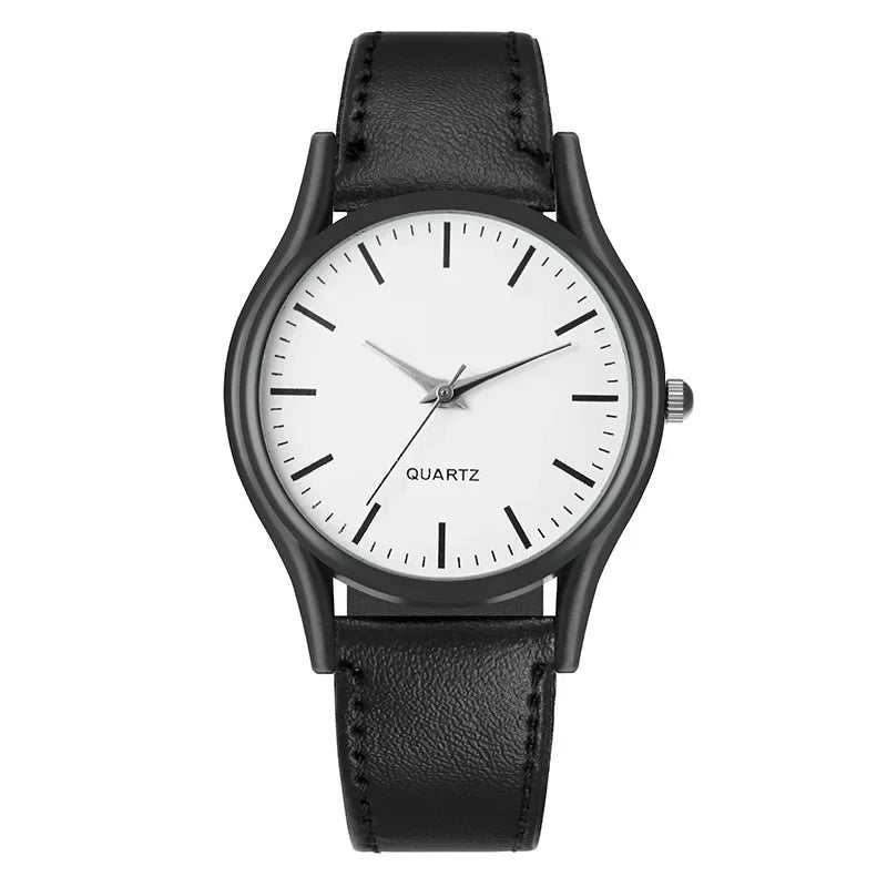 Men’s Luxury Business Watch – Leather Strap Wristwatch, Elegant Casual Clock Gift