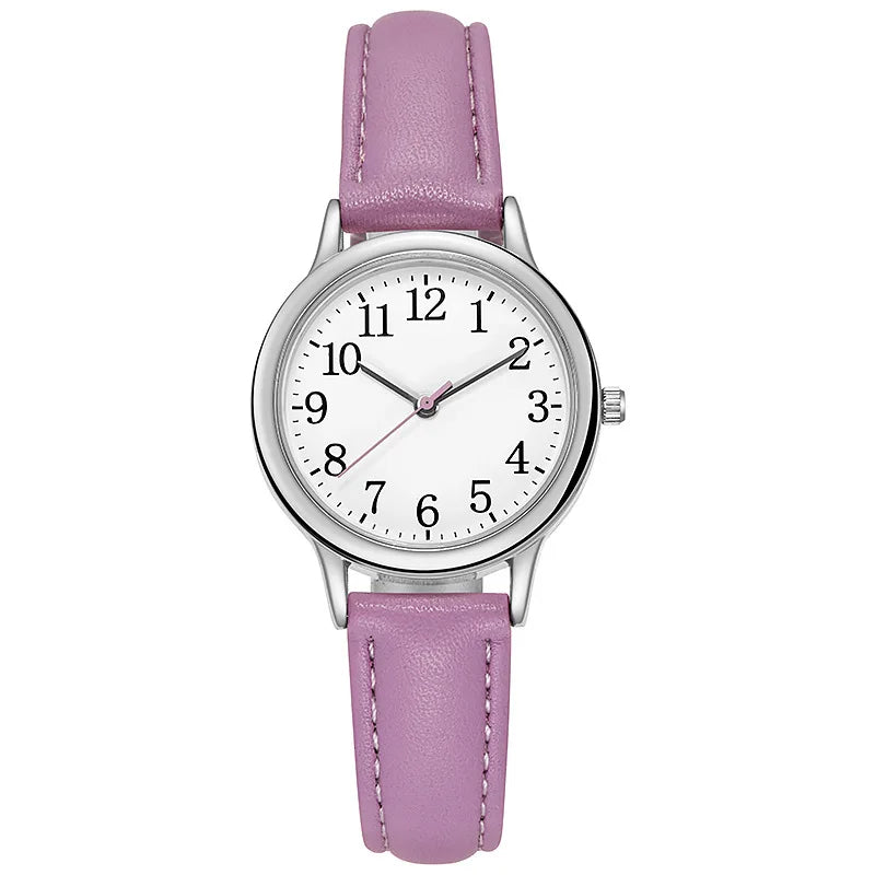 Women’s Retro Small Dial Watch – Thin Leather Strap Classic Wristwatch