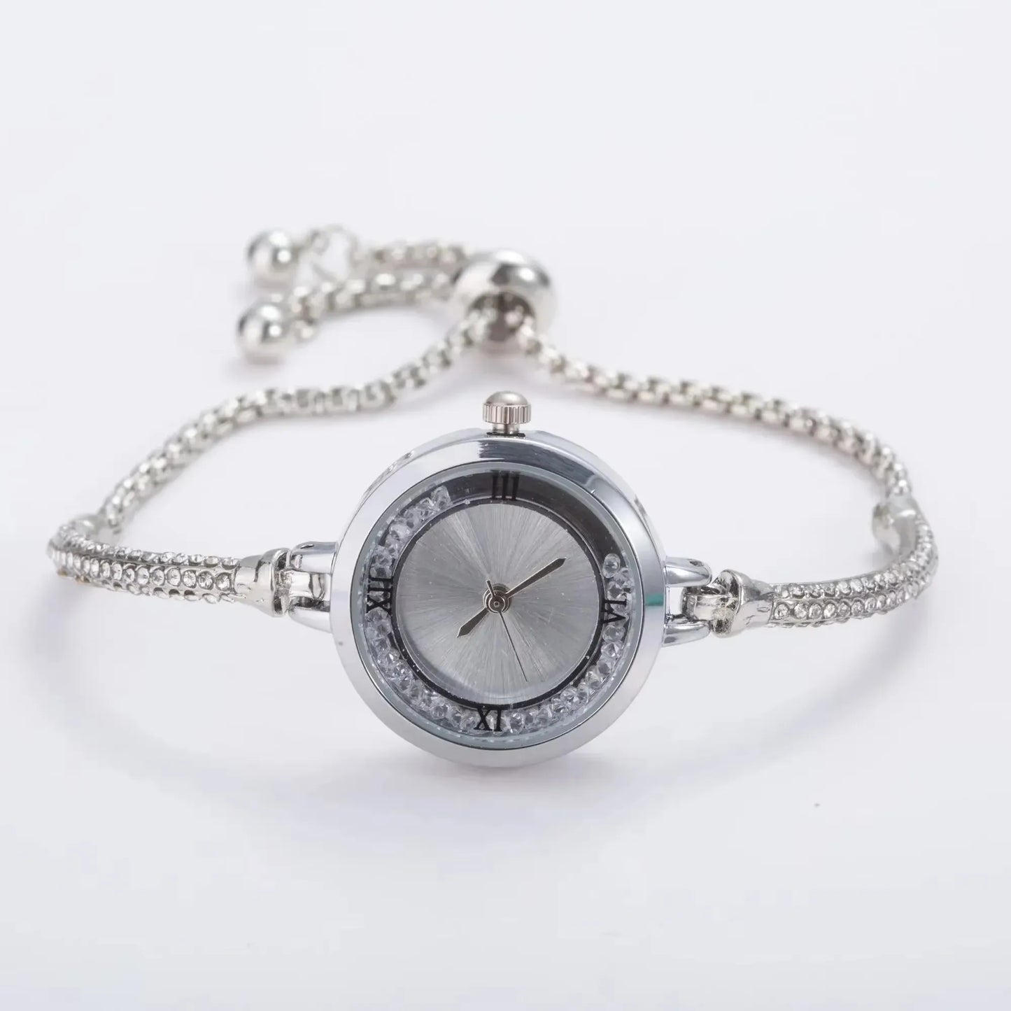 Women’s Gold Bracelet Quartz Watch | Elegant | Small Dial | Steel