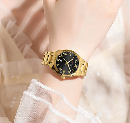 Women’s Waterproof Analog Watch | Stainless Steel | Date