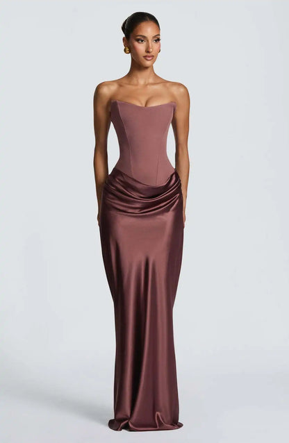 Women’s Maxi Dress | Strapless | Satin | Elegant