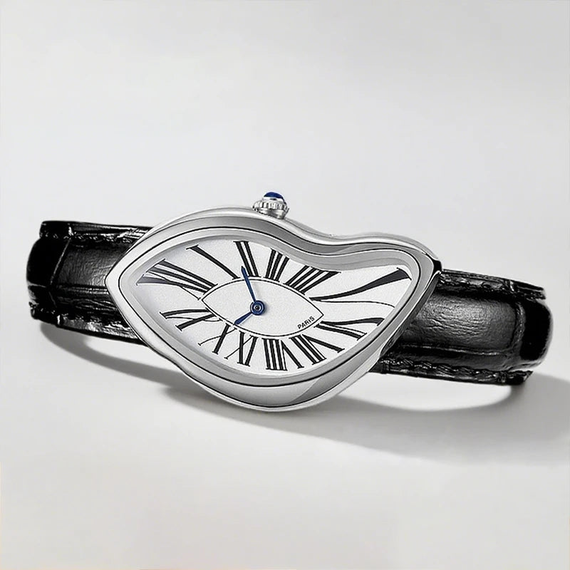 Women’s Irregular Case Quartz Watch | Y2K | Melt Twist | Unisex