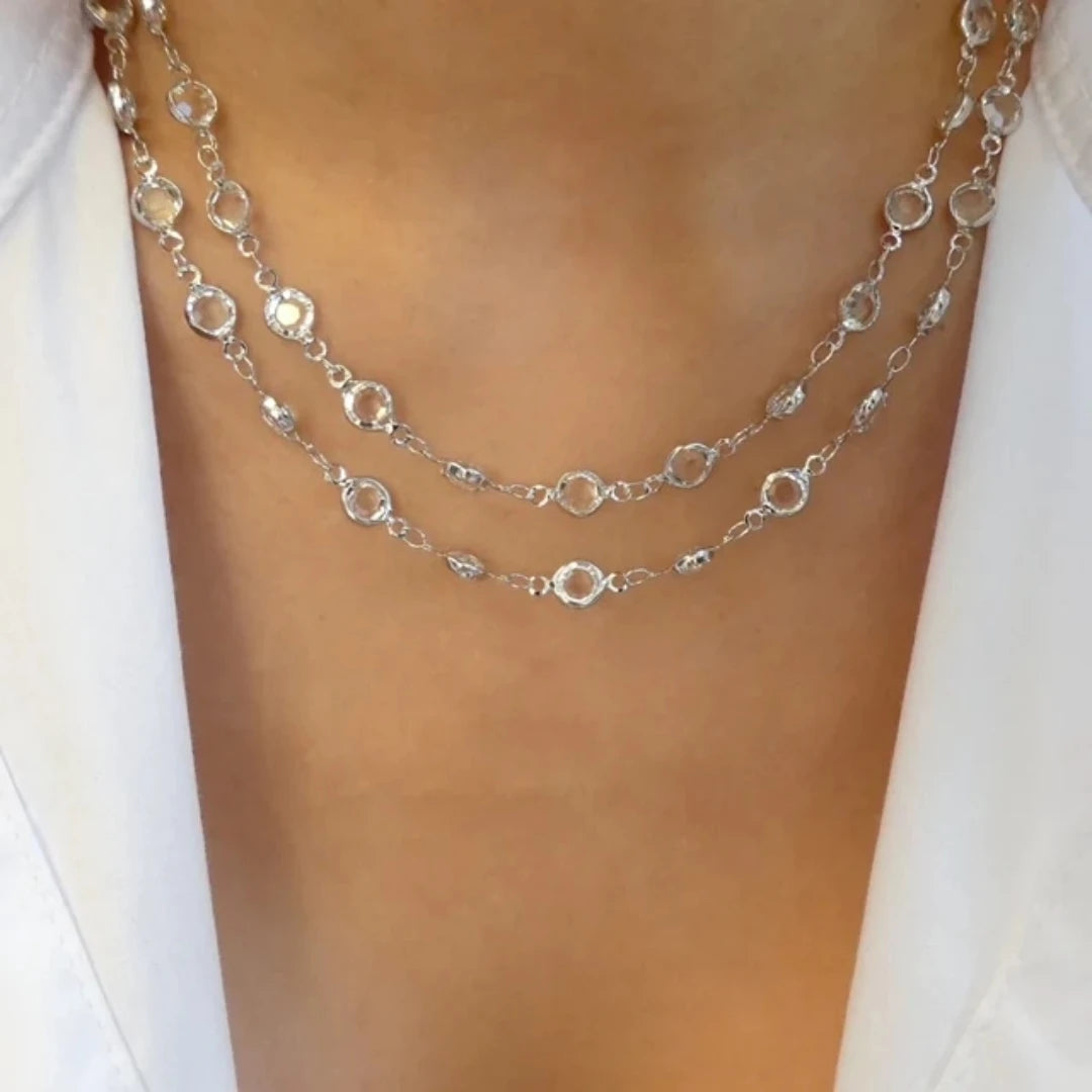 Women’s Jewelry Choker | Rainbow Crystal | Zircon Necklace