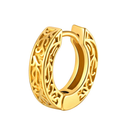 Men’s Stainless Steel Small Hoop Earrings – Anti-Allergy Punk Rock Huggies Jewelry