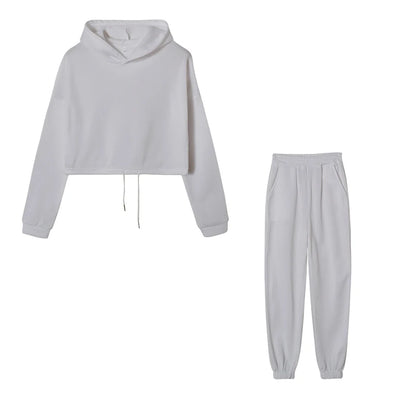 Women’s Long Sleeve Casual Tracksuit Set – Two-Piece Sporty Fashion Outfit