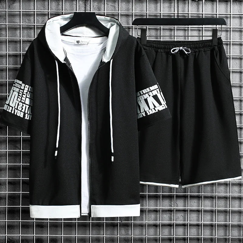 Men’s Casual Tracksuit Set / 2-Piece Sportswear