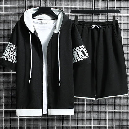 Men’s Casual Tracksuit Set / 2-Piece Sportswear