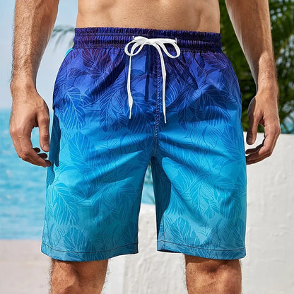 Men’s Beach Swimwear – Colorful Gradient Board Swimwear