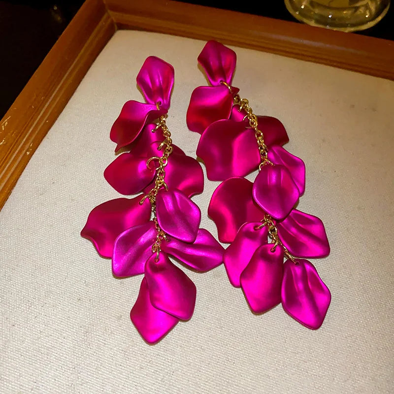 Women’s Jewelry Colorful Flower Drop Earrings | Boho | Y2K | Party